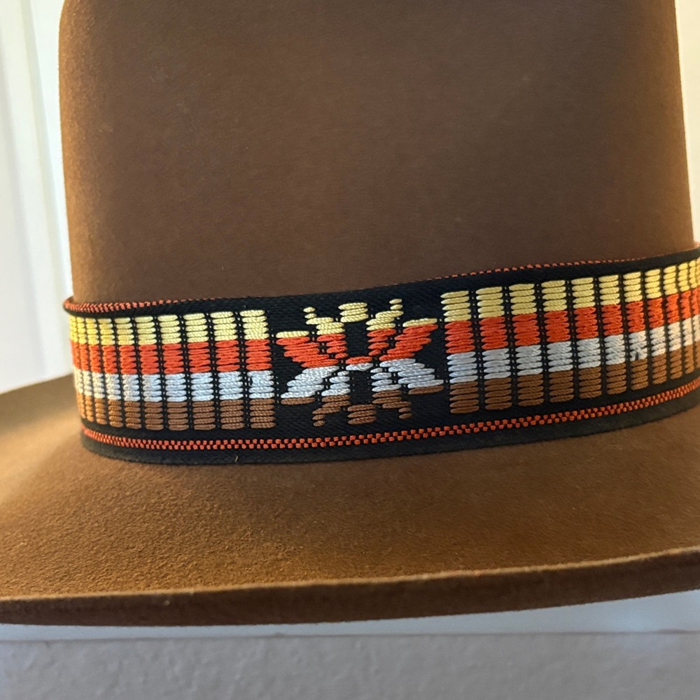 Keyston De Lux Vintage Brown Western Hat - Picture 2 of 6